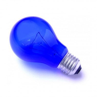 Лампа накаливания 230-60 инд.синяя