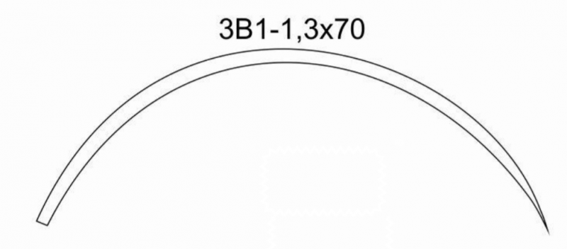 Игла хирургическая 3В1-1,3*70