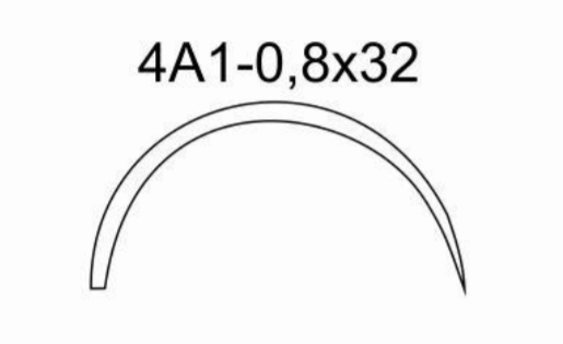 Игла хирургическая 4А1-0,8х32