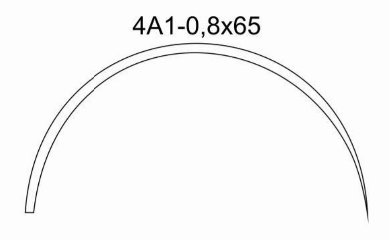 Игла хирургическая 4А1-0,8х65