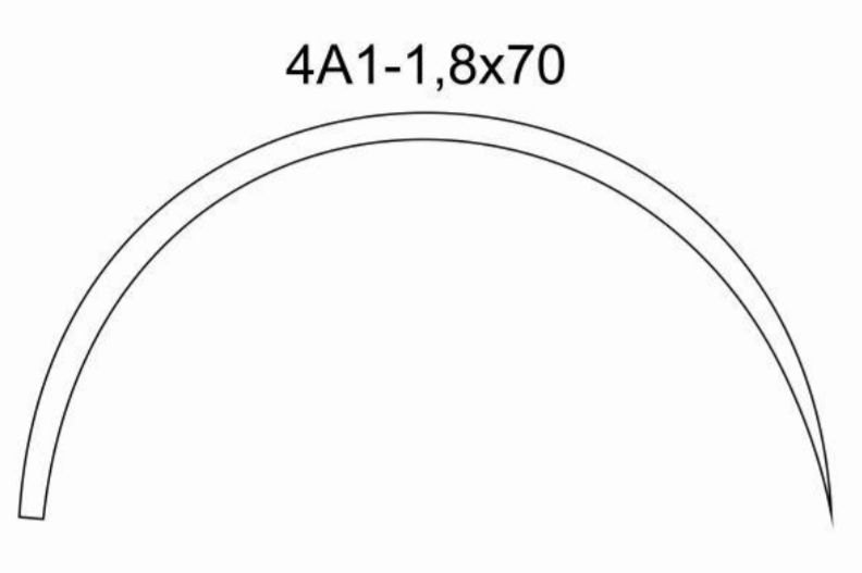 Игла хирургическая 4А1-1,8х70