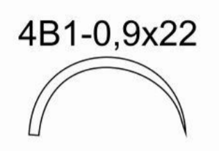 Игла хирургическая 4В1-0,9х22
