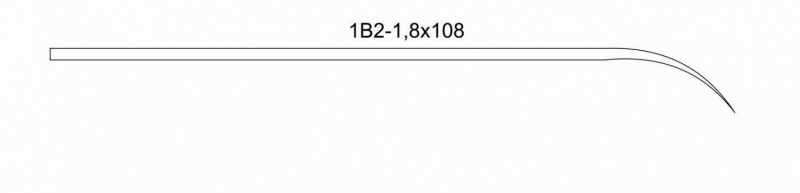Игла хирургическая 1В2-1,8х108