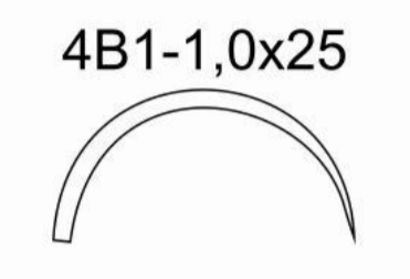 Игла хирургическая 4В1-1,0х25
